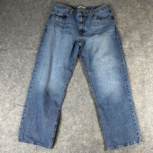 Levis Womens 94' Baggy Denim Jeans Size 32 Blue Skater Girl Oversized - Picture 1 of 11